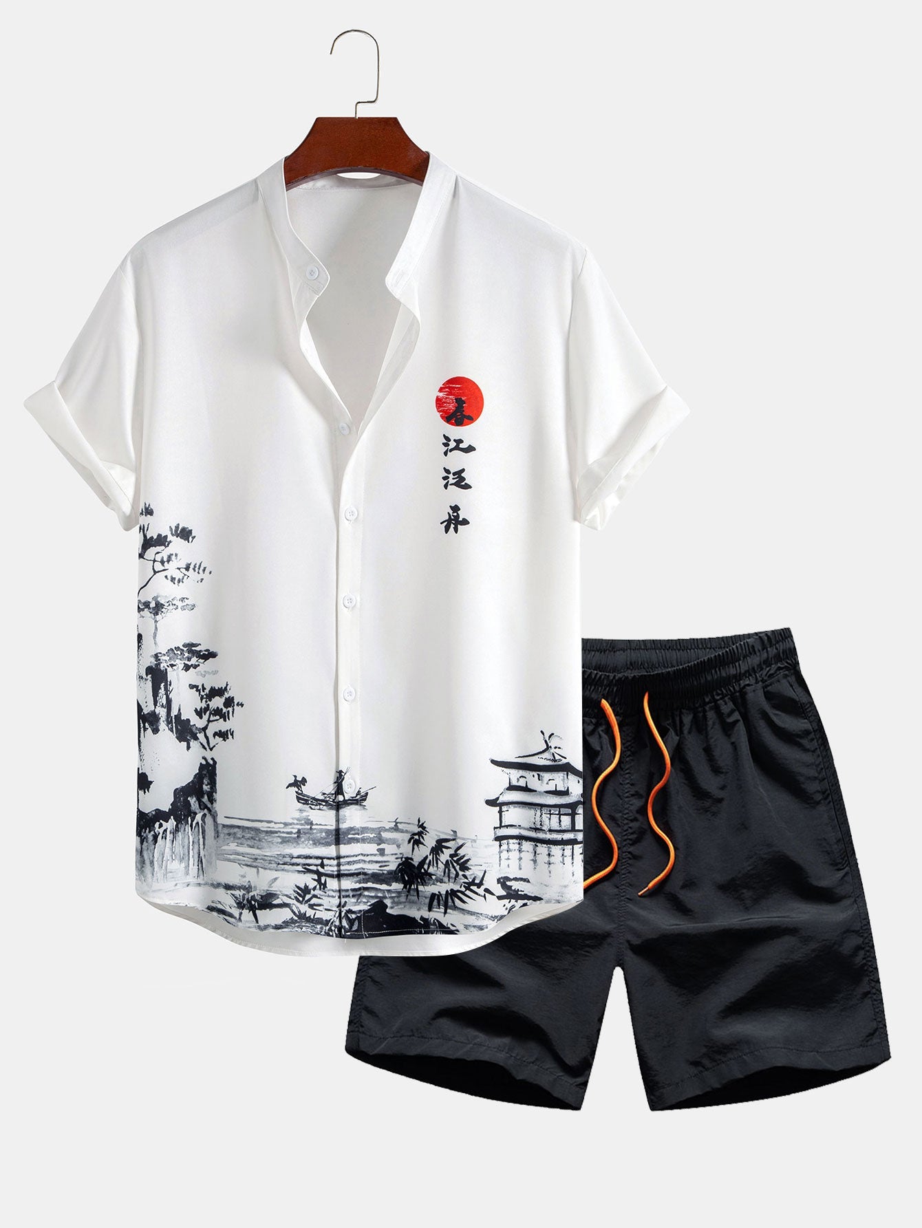 Soren – Chemise Paysage & Short de Bain
