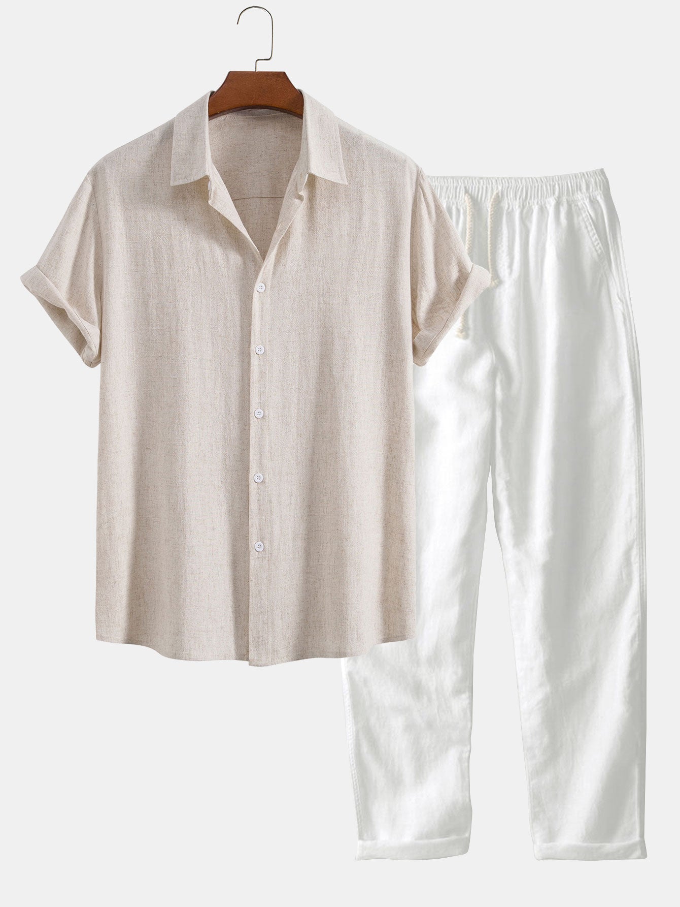 Adrien – Chemise Lin & Pantalon Droit