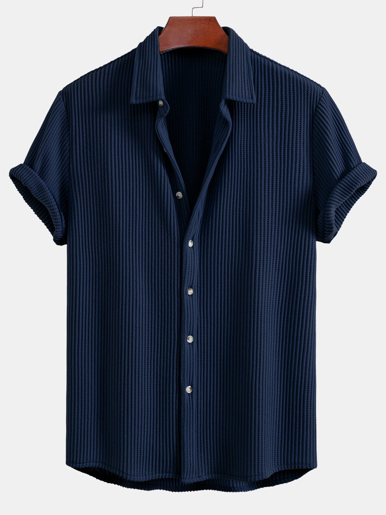 Noa – Chemise Waffle & Short Cordon