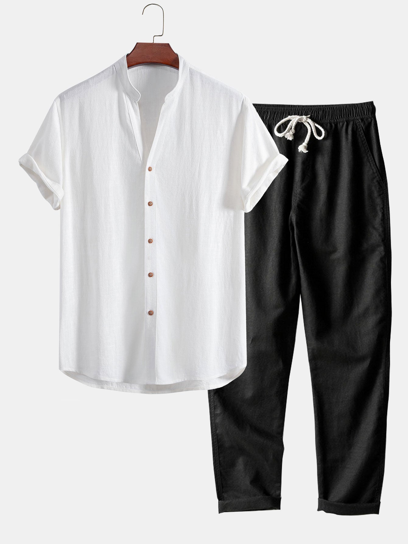 Adrien – Chemise Lin & Pantalon