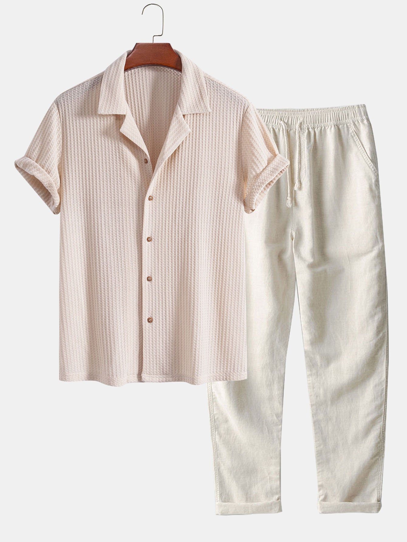 Diego – Chemise Cubaine & Pantalon Lin