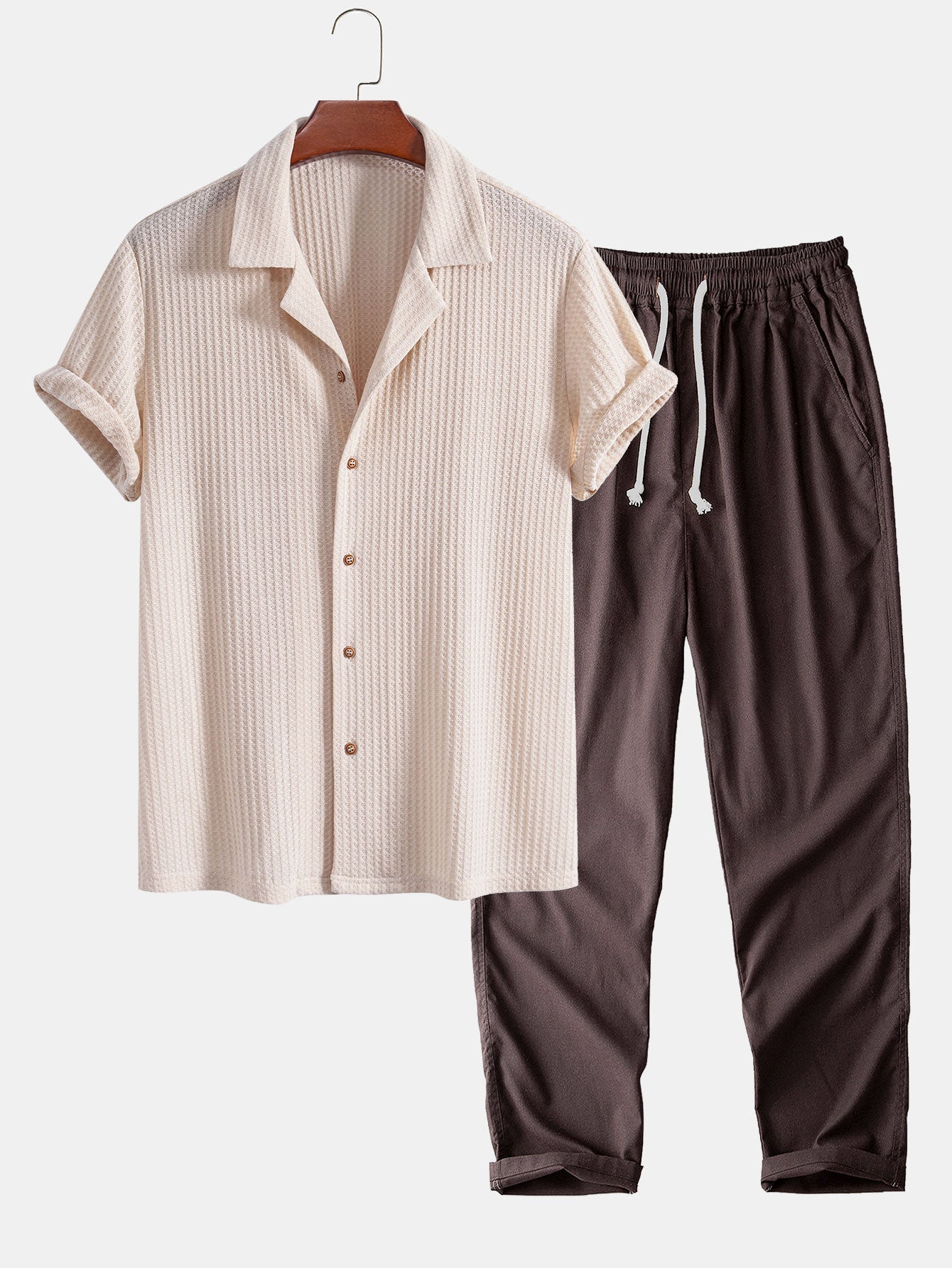 Diego – Chemise Cubaine & Pantalon Lin