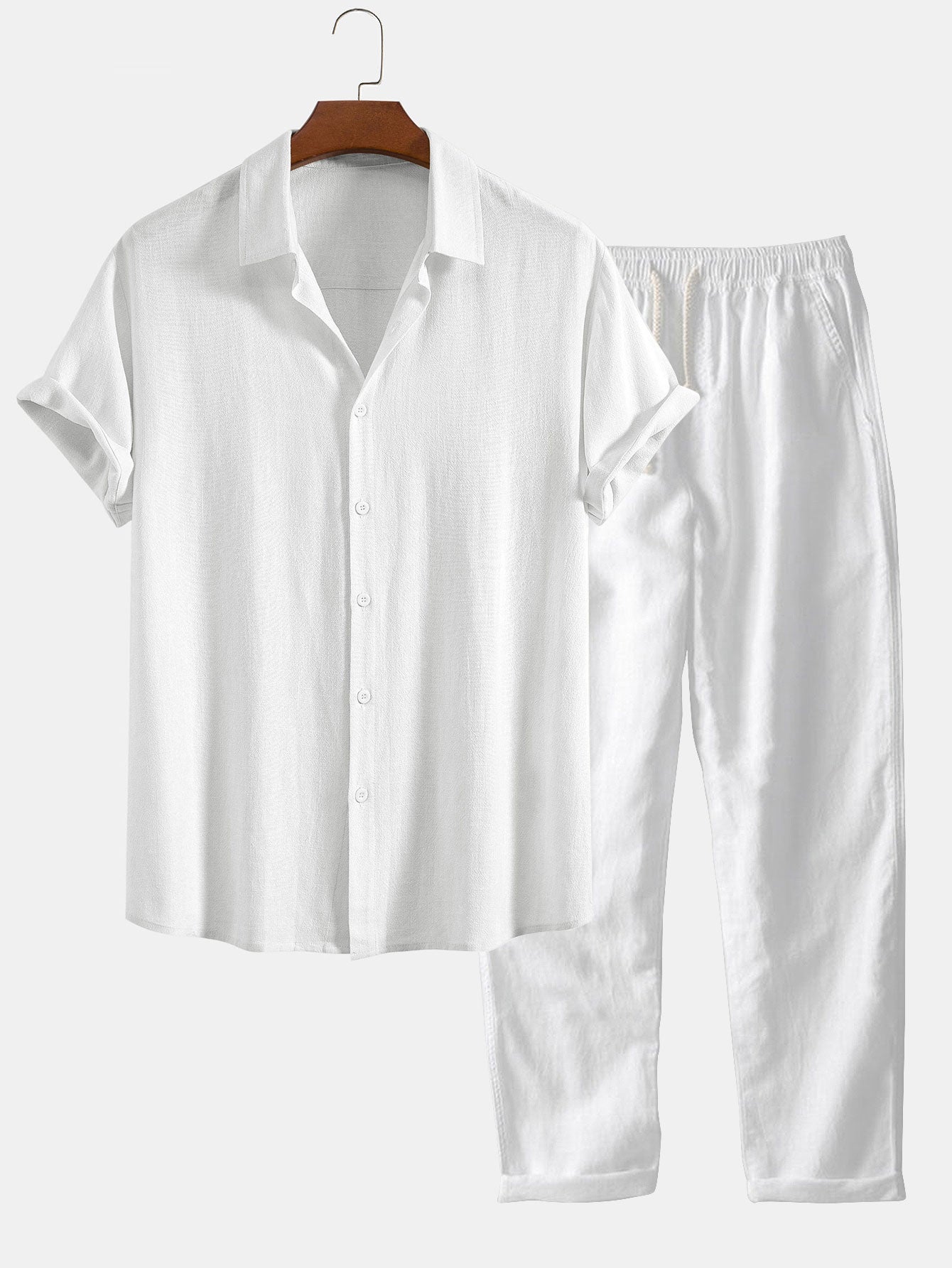 Adrien – Chemise Lin & Pantalon Droit