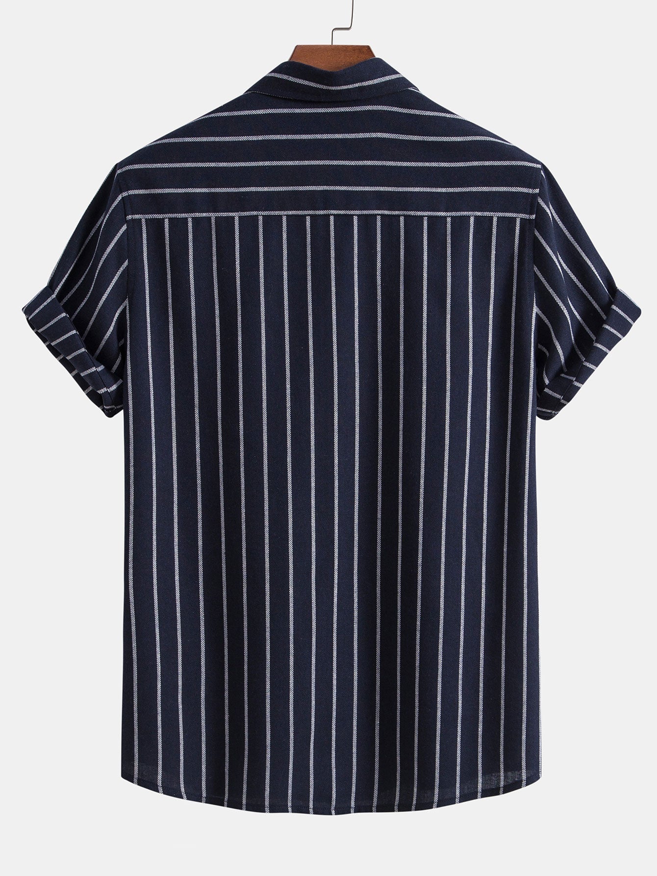 Loris – Chemise Rayée & Pantalon Lin