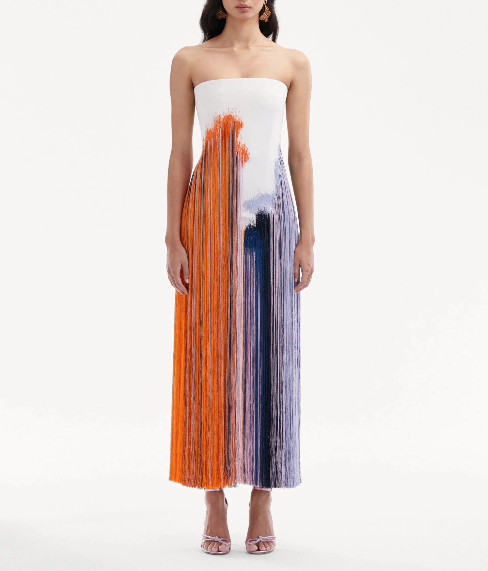 Camille – Robe à Blocs de Couleurs