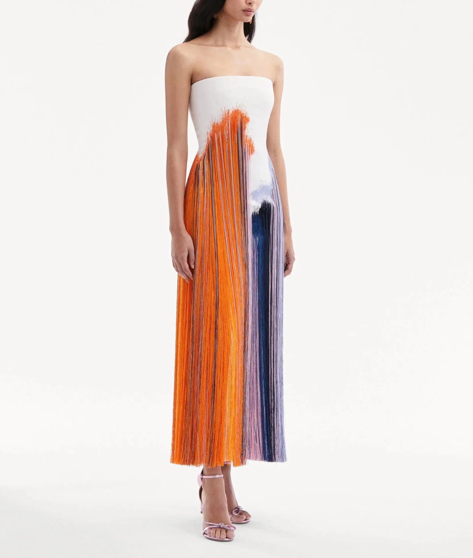 Camille – Robe à Blocs de Couleurs