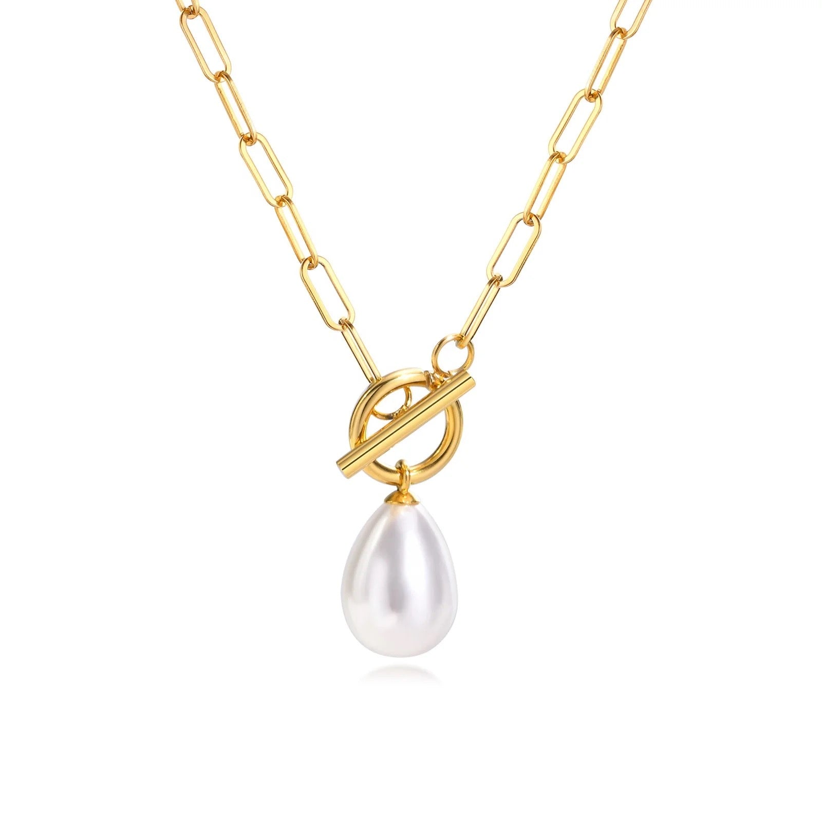 COLLANA DI PERLE BAROCCHE (ORO 18 CT)
