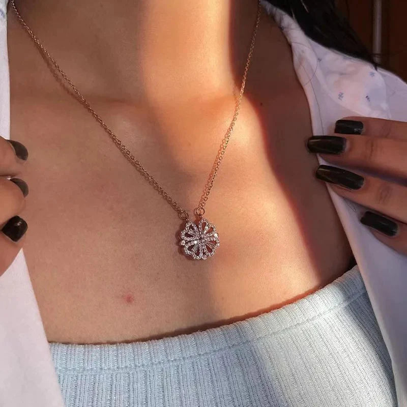 Collier Cœur Trèfle
