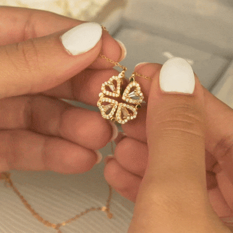 Collier Cœur Trèfle