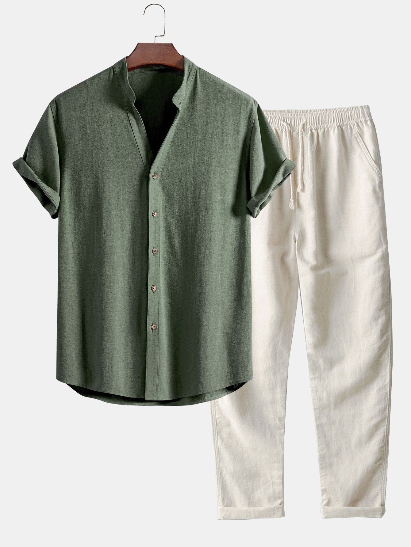 Adrien – Chemise Lin & Pantalon