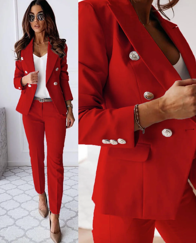 ELENA - SET OF PANTS & CARDIGAN