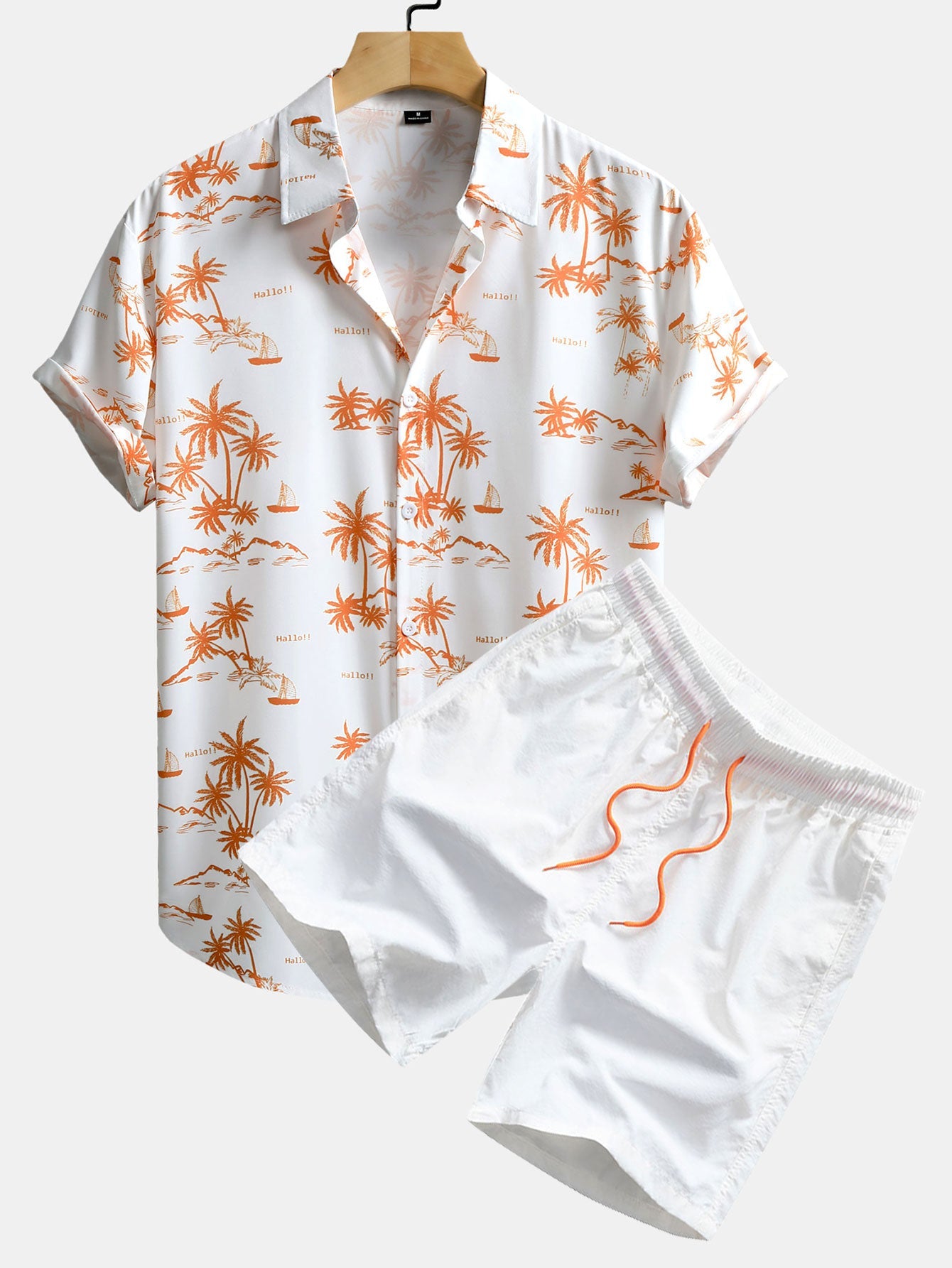 Milo – Chemise Palmier & Short de Bain