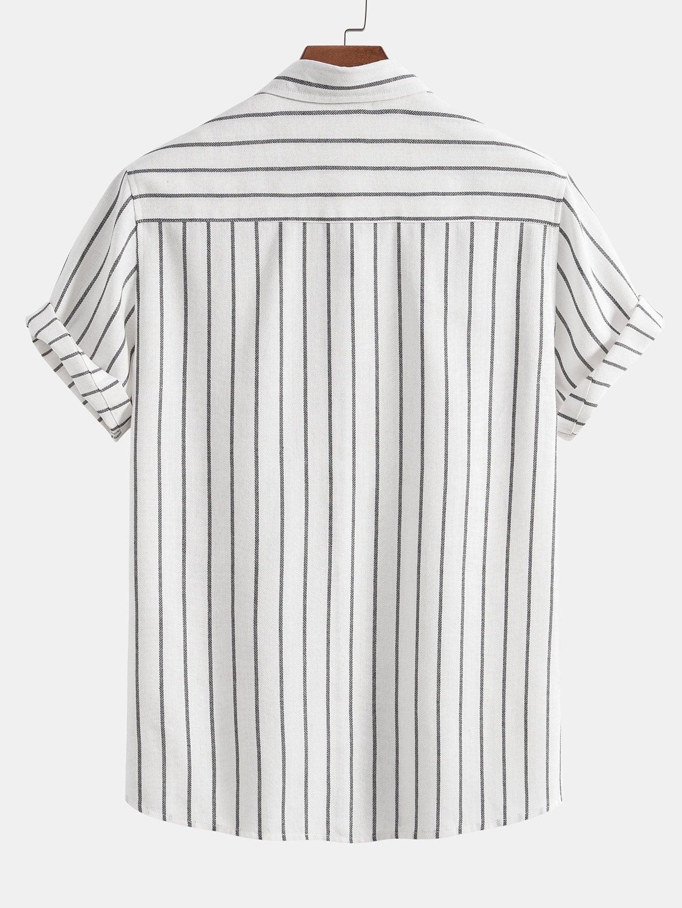 Loris – Chemise Rayée & Pantalon Lin