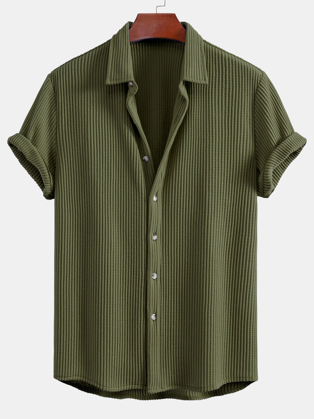 Noa – Chemise Waffle & Short Cordon