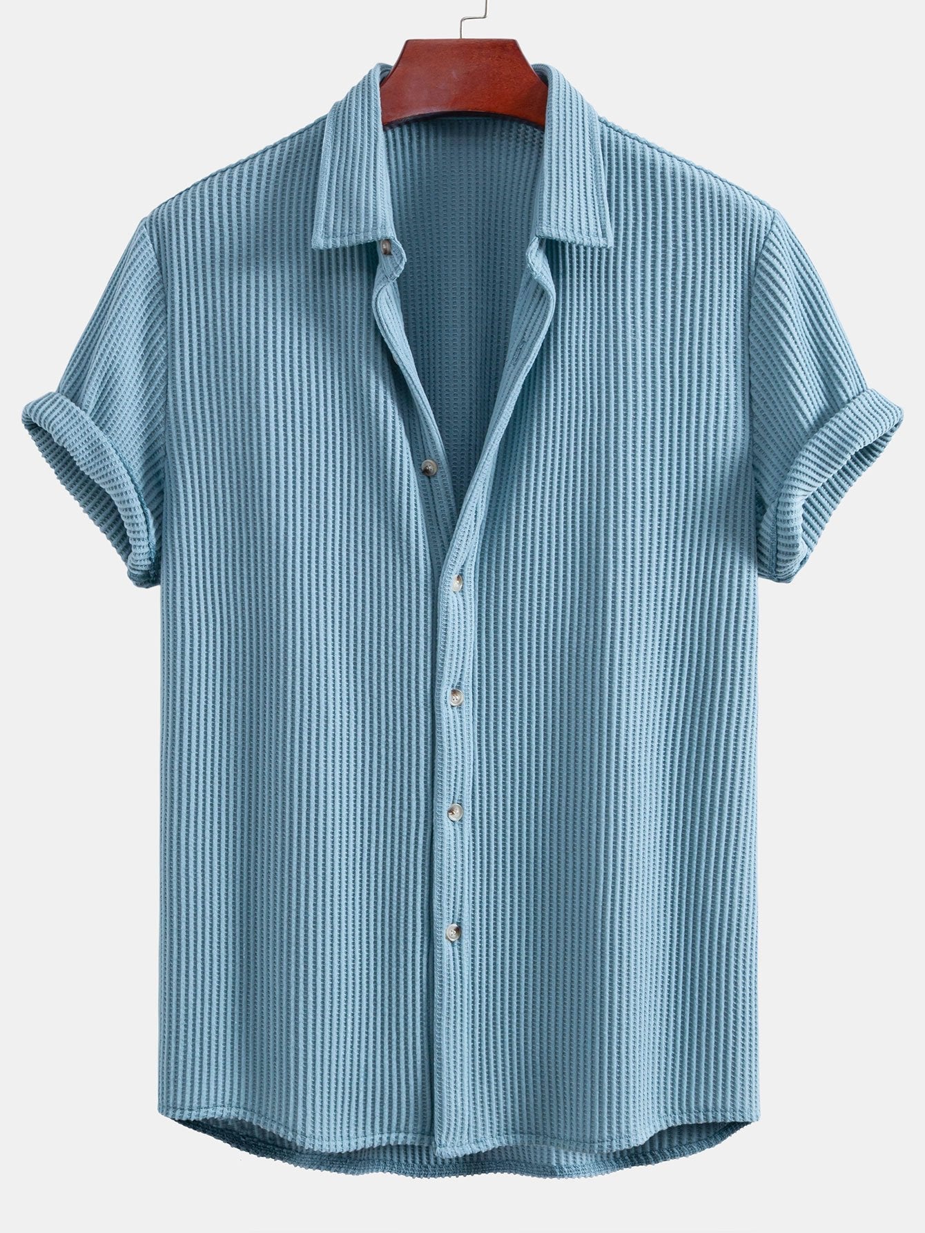 Noa – Chemise Waffle & Short Cordon
