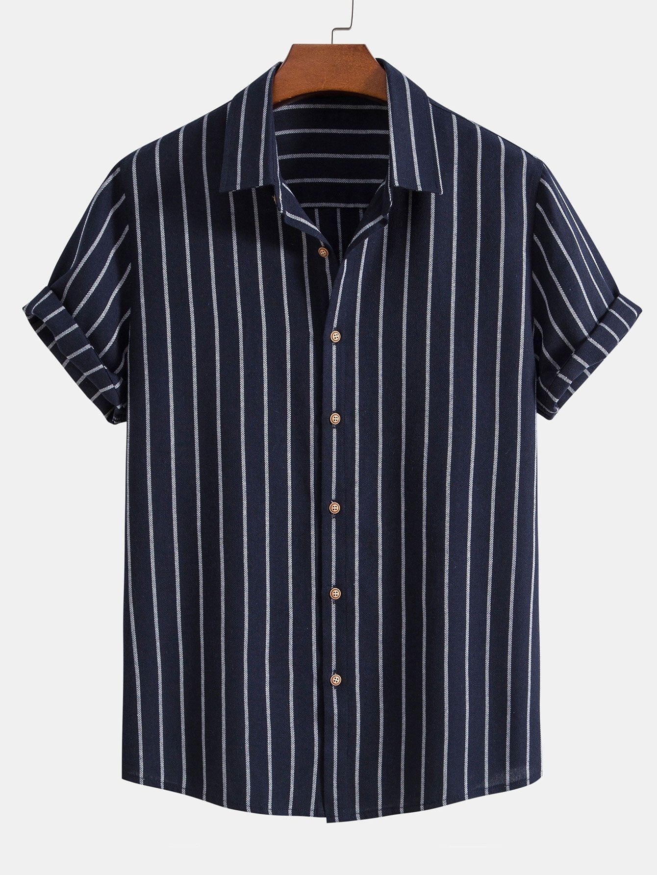 Loris – Chemise Rayée & Pantalon Lin