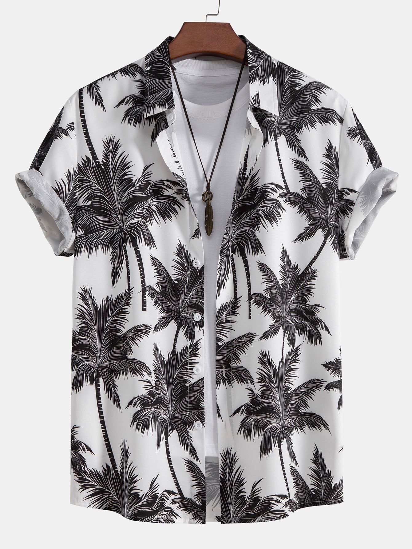 Noé – Chemise Palmier & Short de Bain