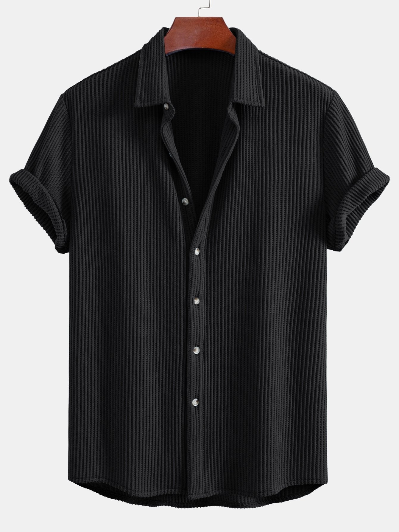 Noa – Chemise Waffle & Short Cordon