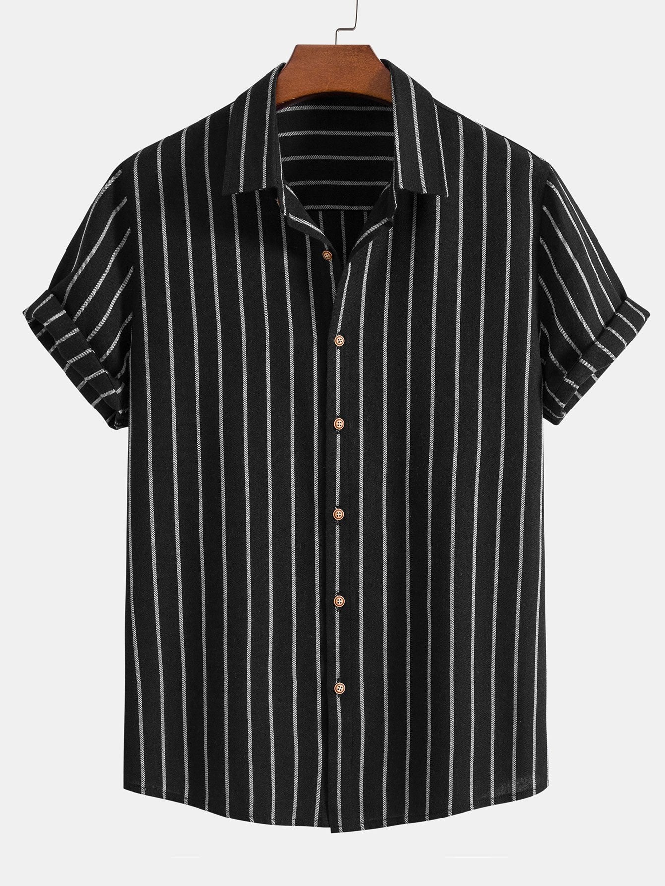 Loris – Chemise Rayée & Pantalon Lin