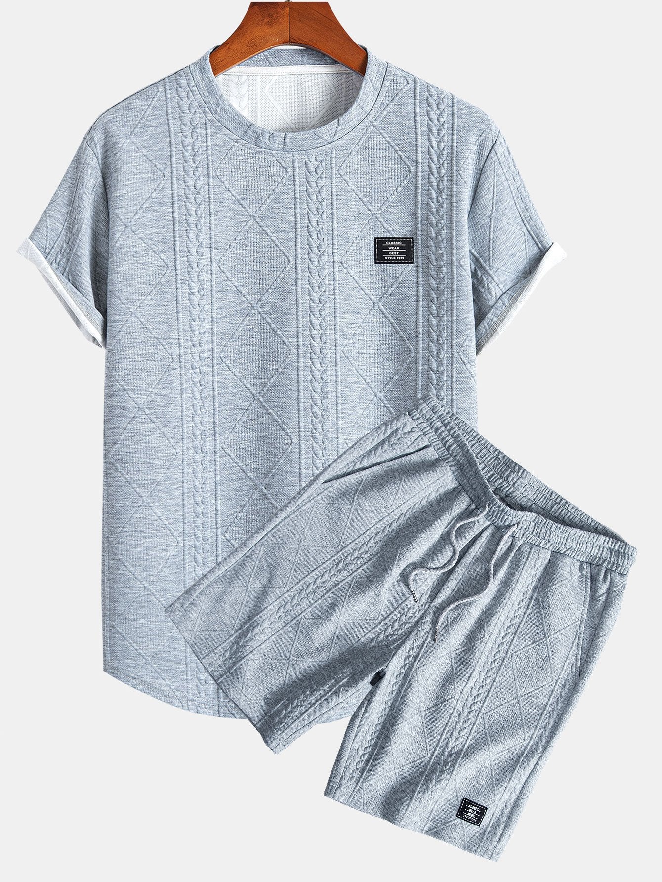 Malo – Set Jacquard Géométrique