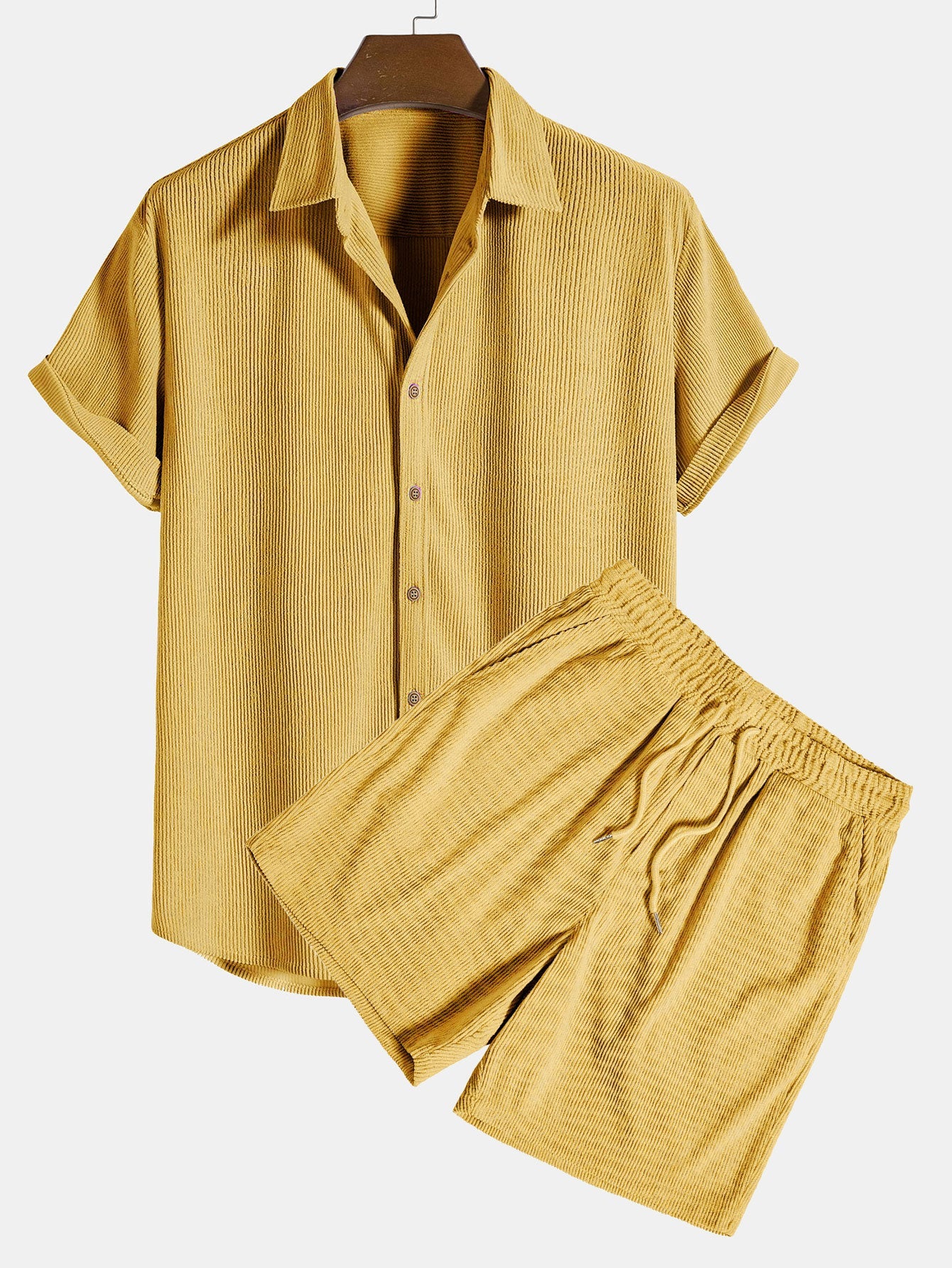 Luca – Chemise Velours &amp; Short