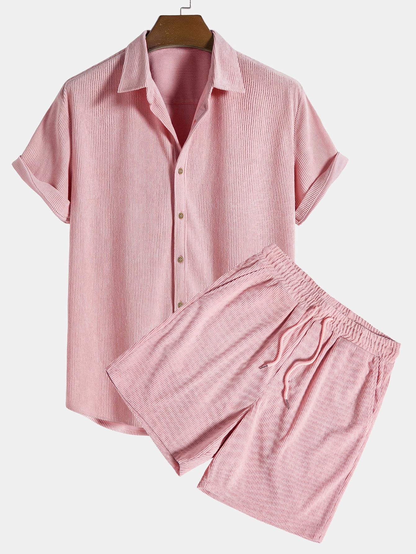 Luca – Chemise Velours &amp; Short