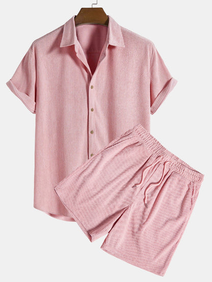 Luca – Chemise Velours &amp; Short