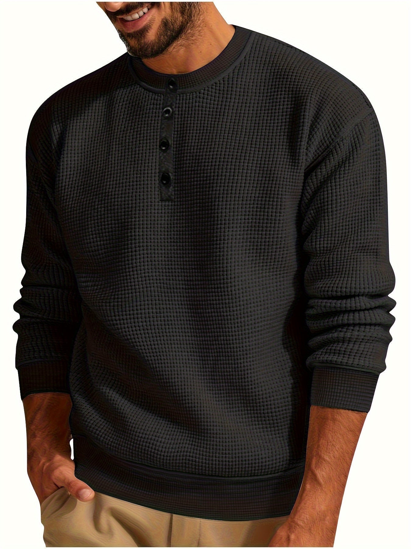 Gabriel – Chemise manches longues gaufrée