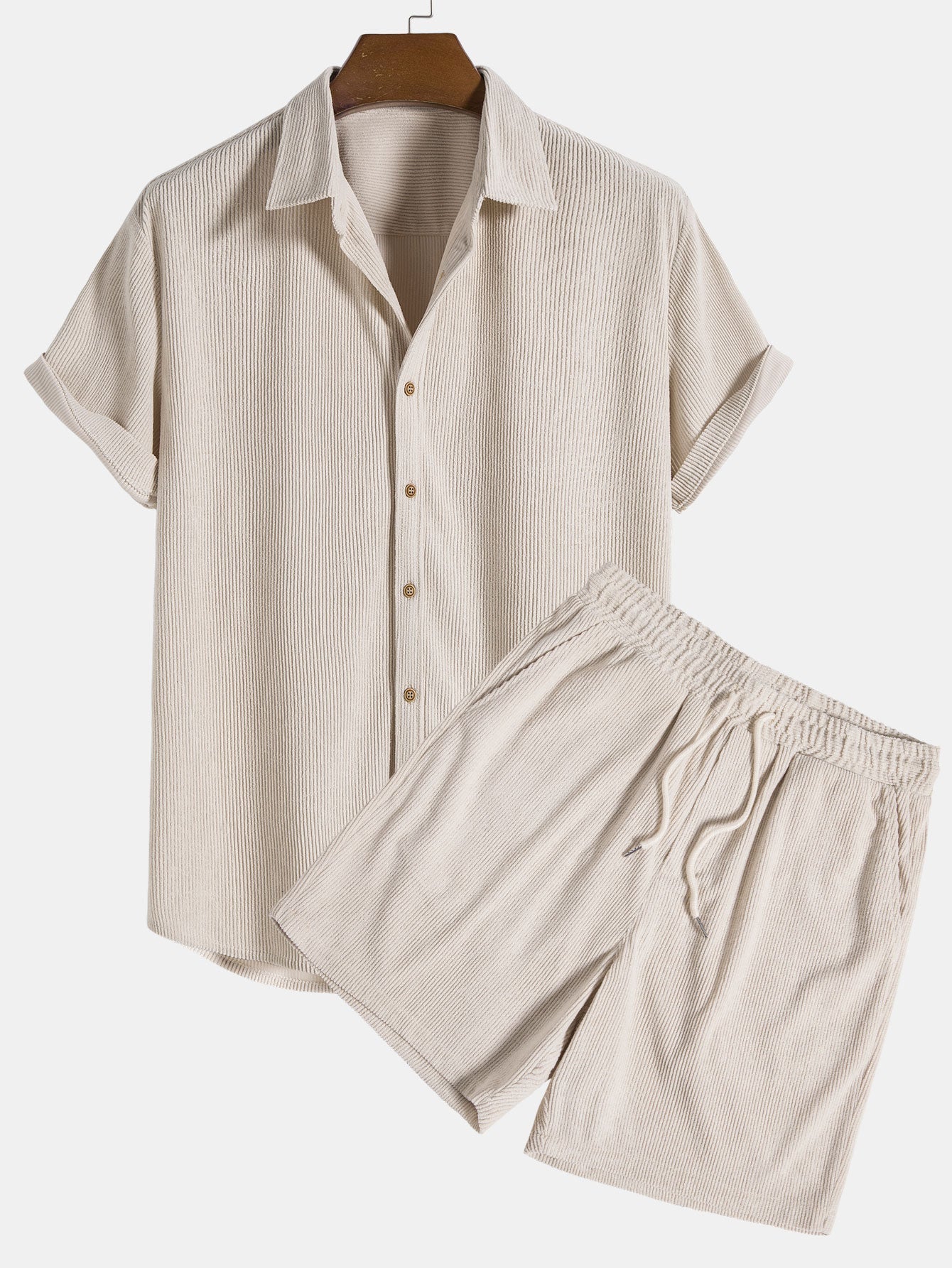 Luca – Chemise Velours &amp; Short