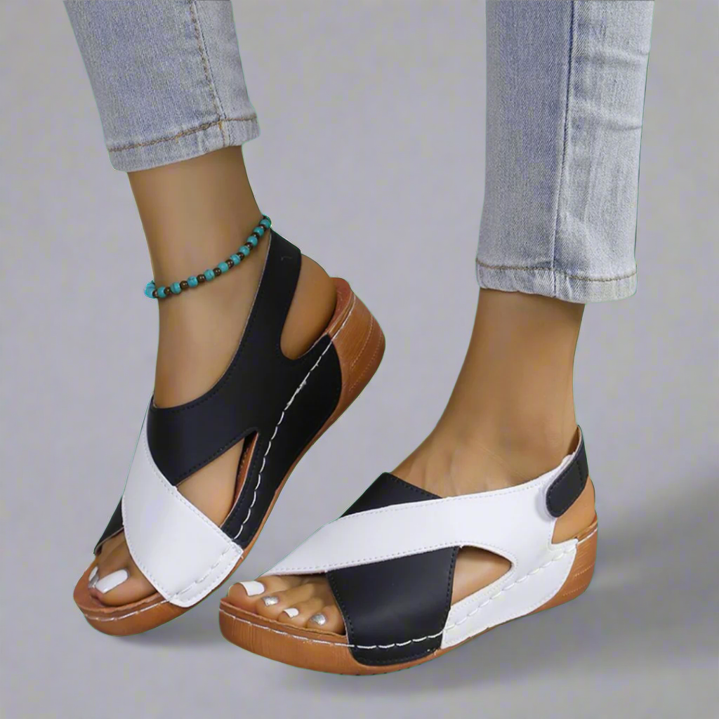 Solveig | Sandales Orthopédiques Ultra Plates et Confortables