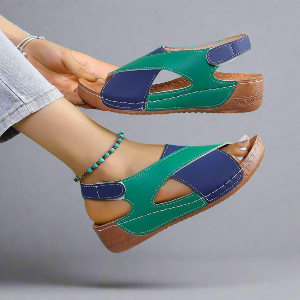 Solveig | Sandales Orthopédiques Ultra Plates et Confortables