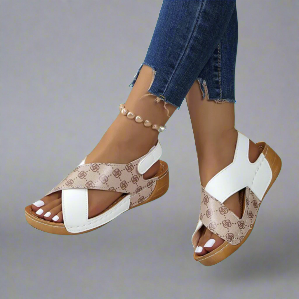 Solveig | Sandales Orthopédiques Ultra Plates et Confortables