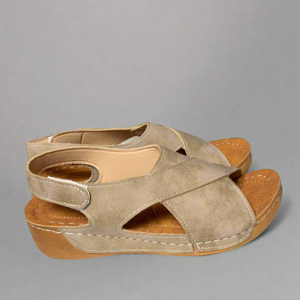 Solveig | Sandales Orthopédiques Ultra Plates et Confortables