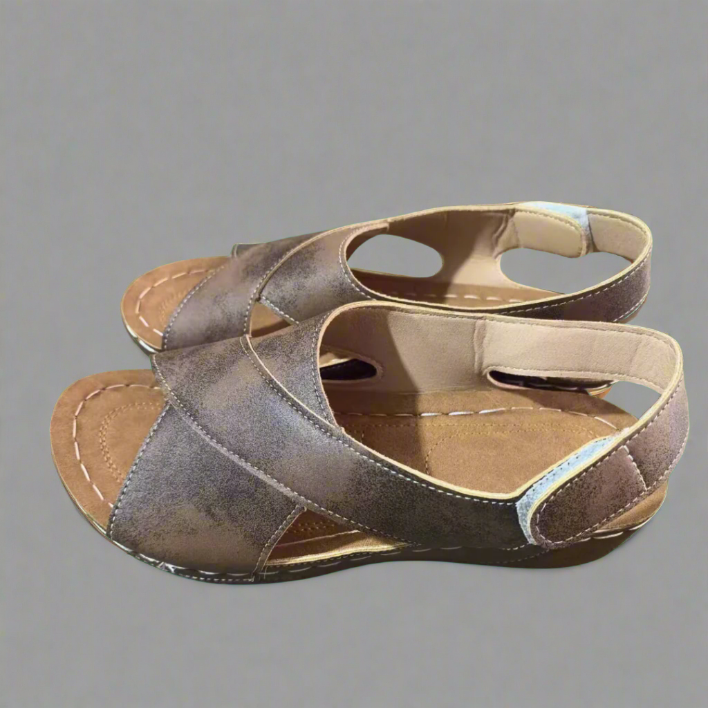 Solveig | Sandales Orthopédiques Ultra Plates et Confortables