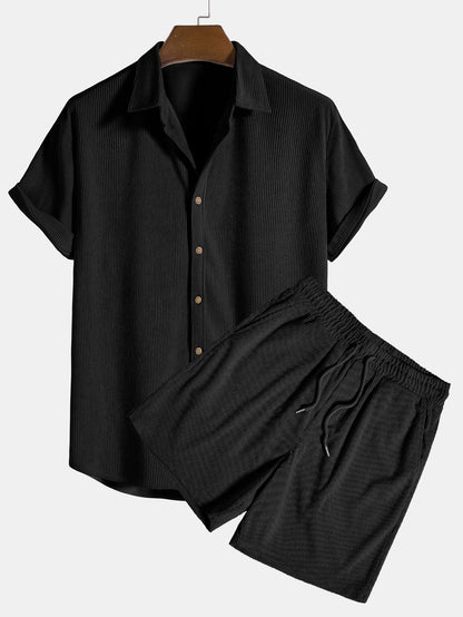 Luca – Chemise Velours &amp; Short