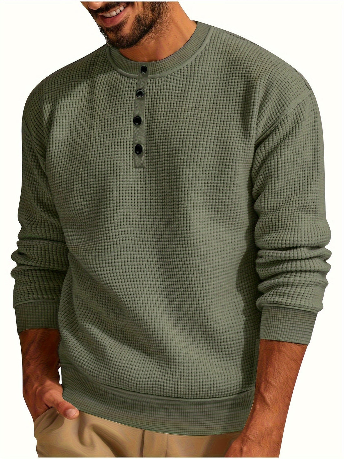 Gabriel – Chemise manches longues gaufrée