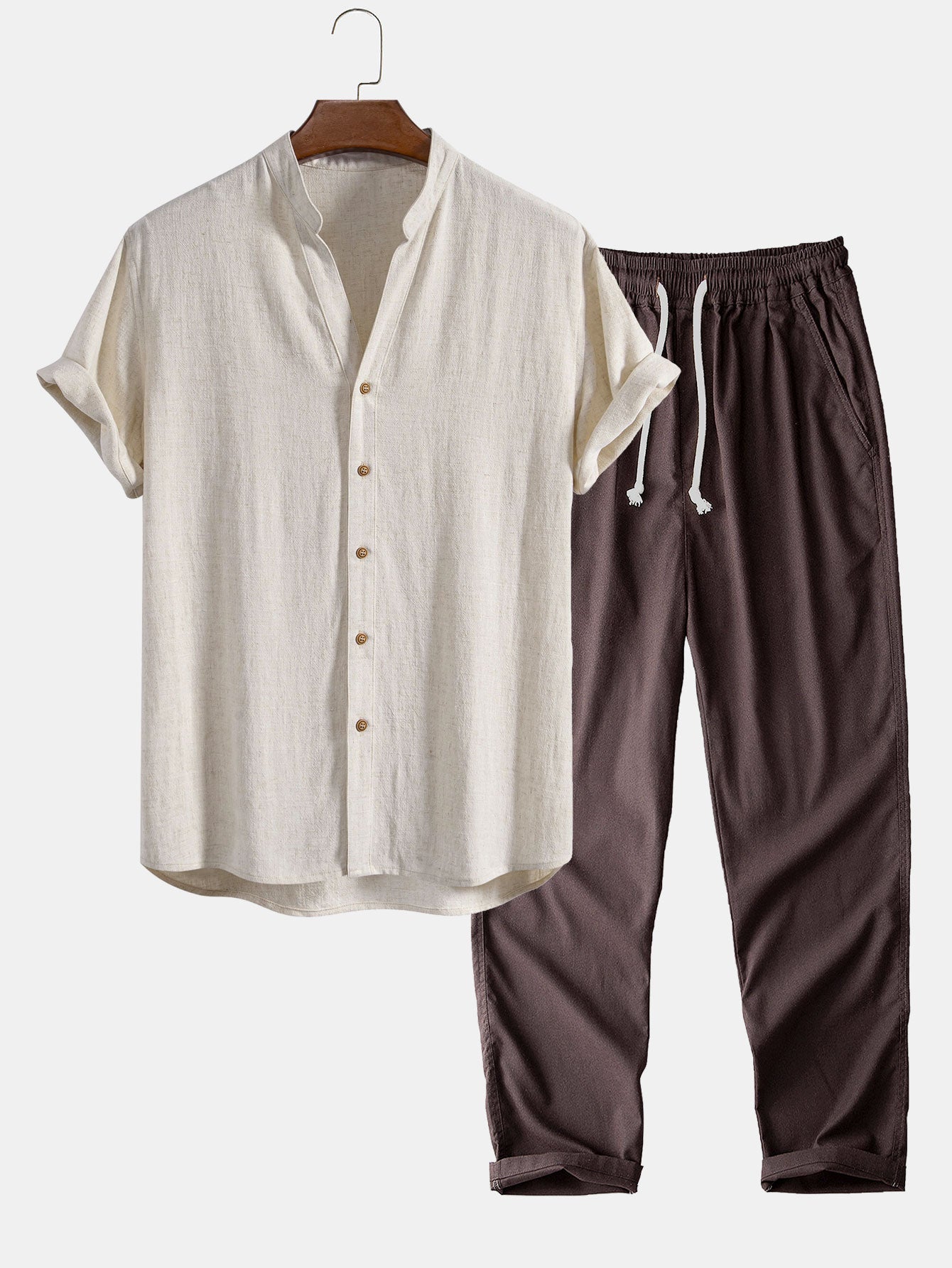 Adrien – Chemise Lin &amp; Pantalon