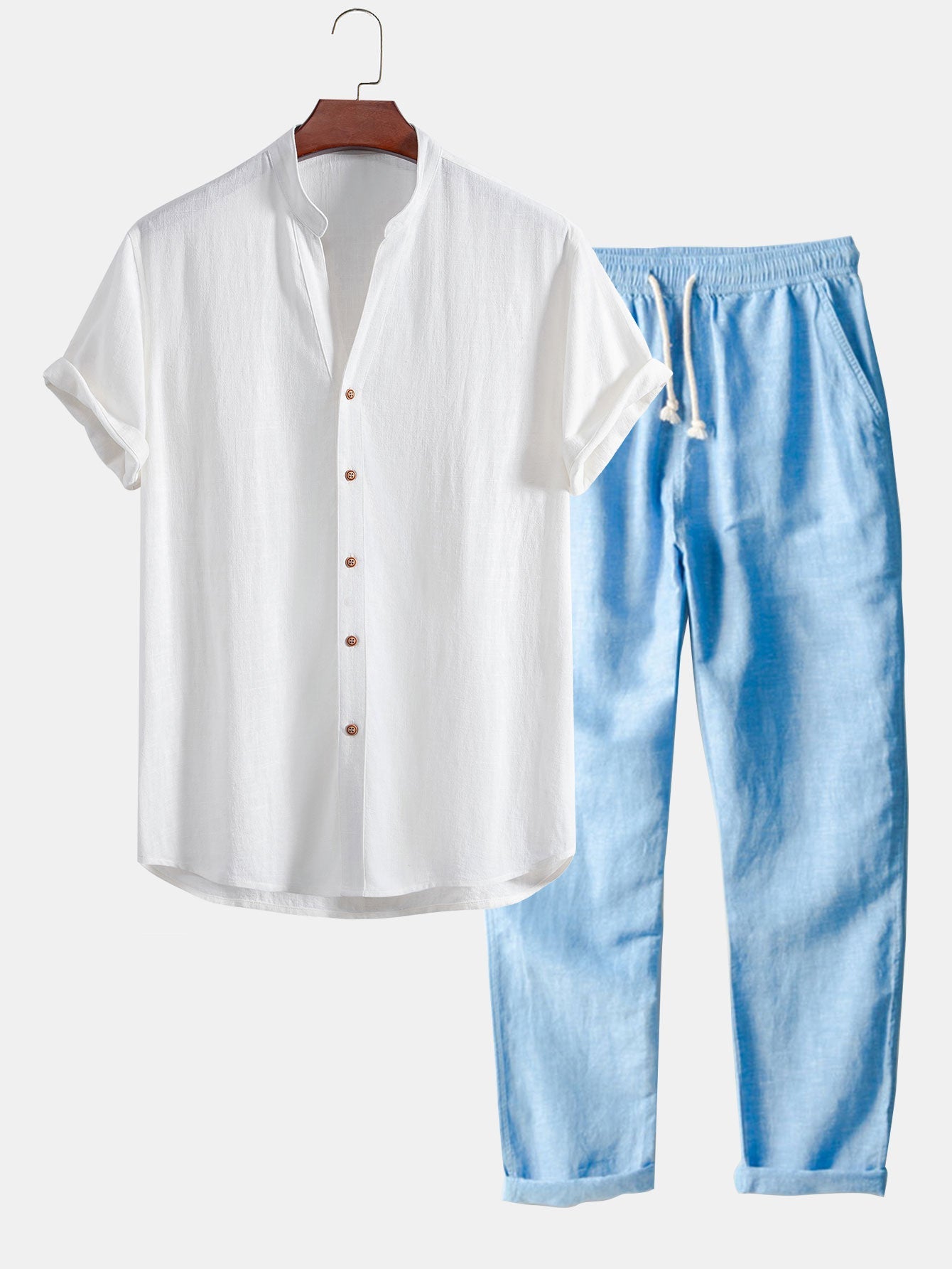 Adrien – Chemise Lin &amp; Pantalon