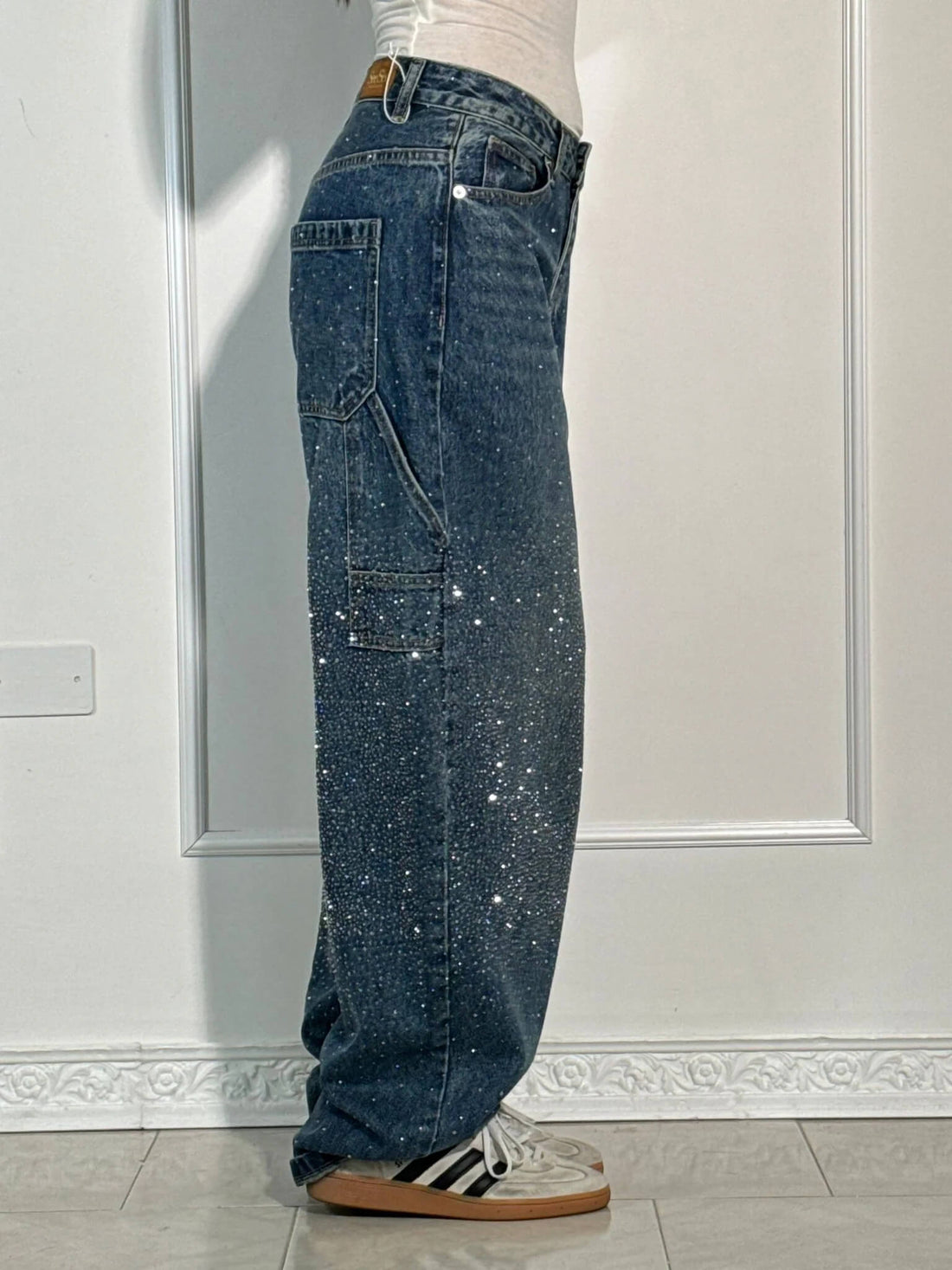 Clara – Jean Ballon Éclat Denim