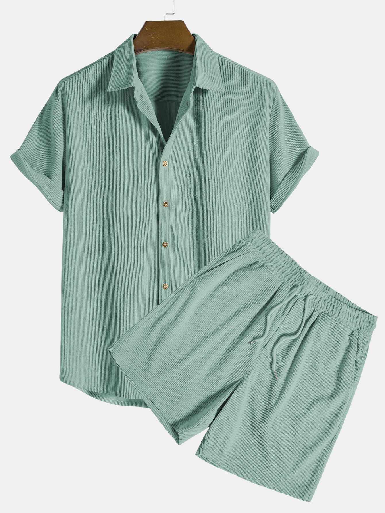 Luca – Chemise Velours &amp; Short