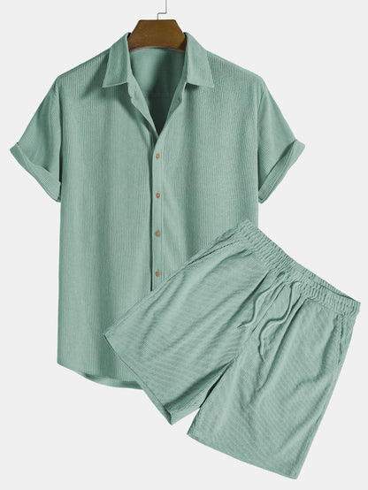 Luca – Chemise Velours &amp; Short