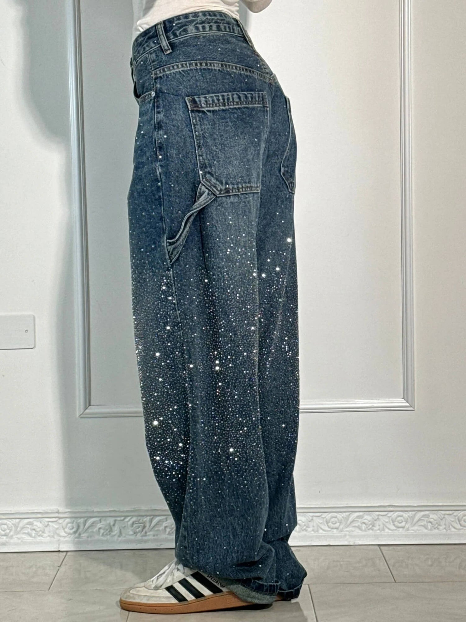 Clara – Jean Ballon Éclat Denim
