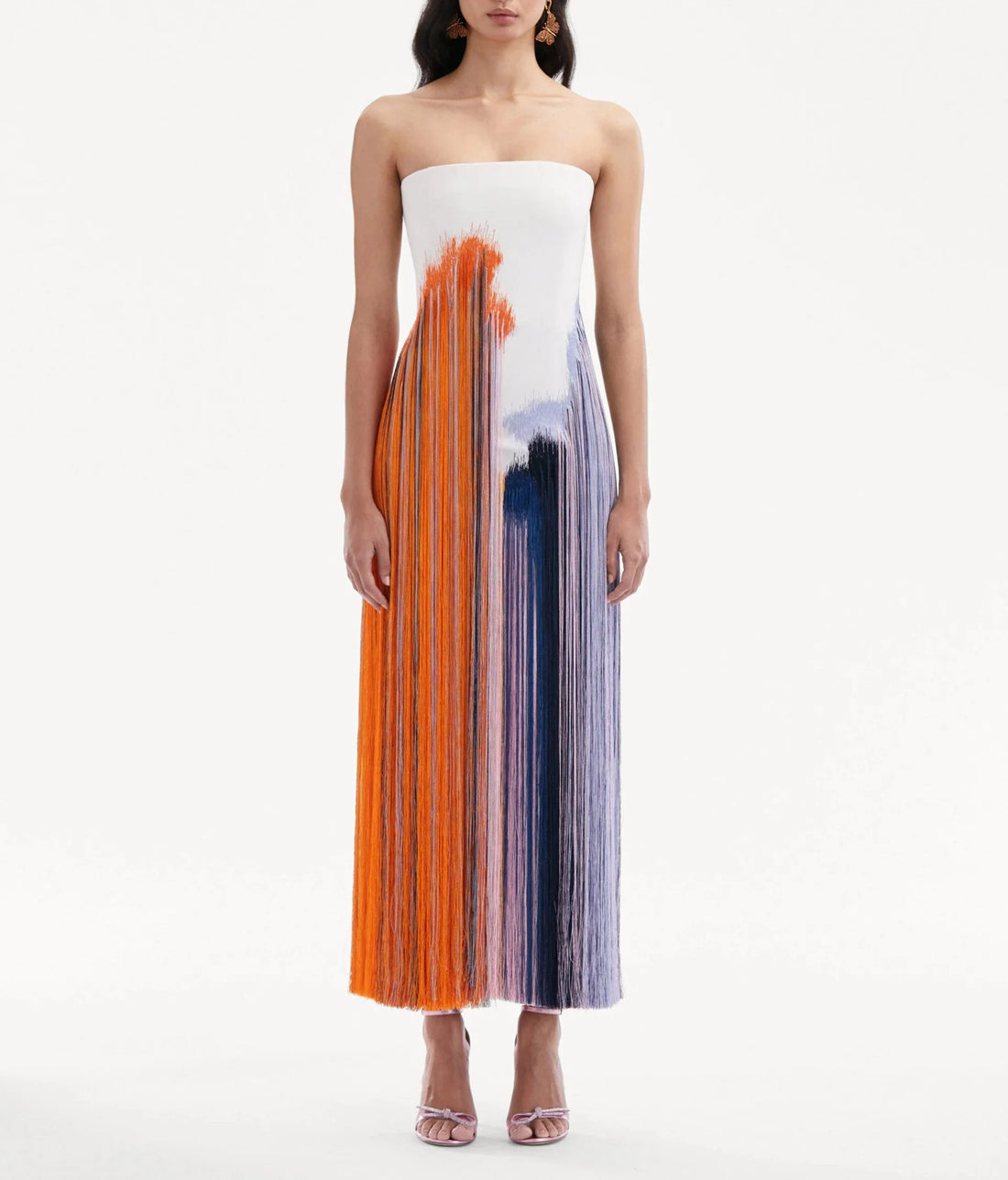 Camille – Robe à Blocs de Couleurs