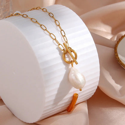 BAROQUE NECKLACE (18K GOLD)
