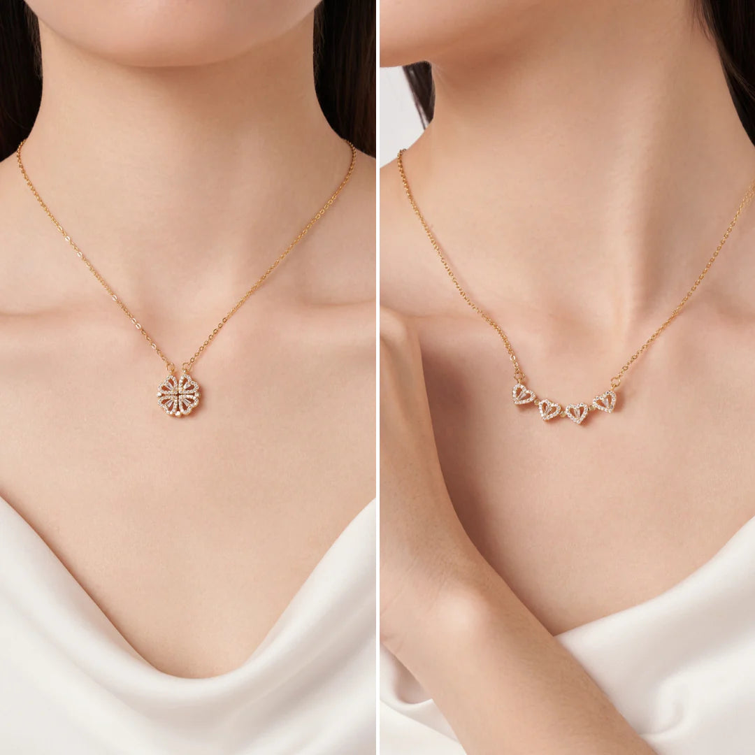 Collier Cœur Trèfle