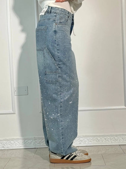 Clara – Jean Ballon Éclat Denim