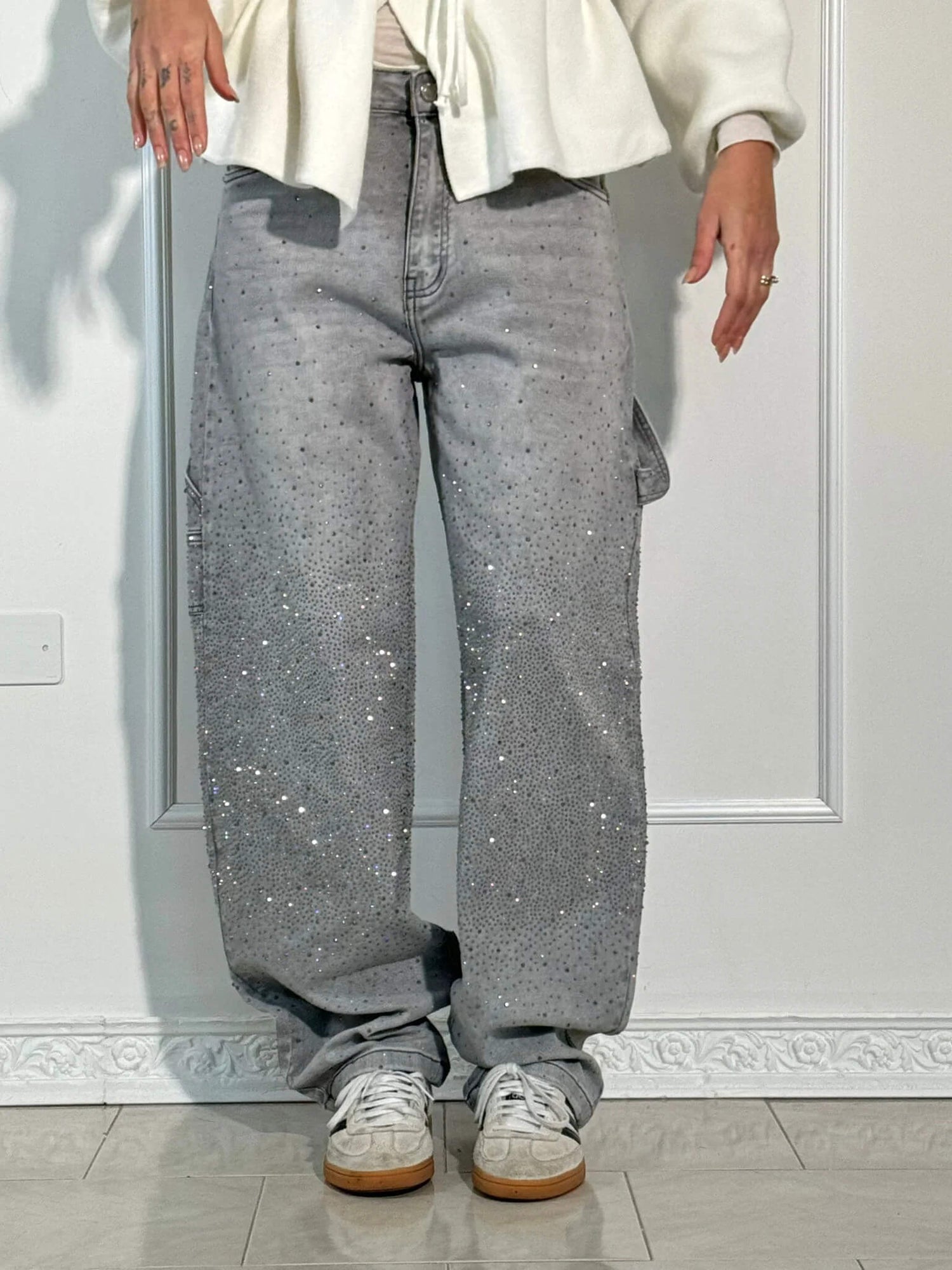 Clara – Jean Ballon Éclat Denim