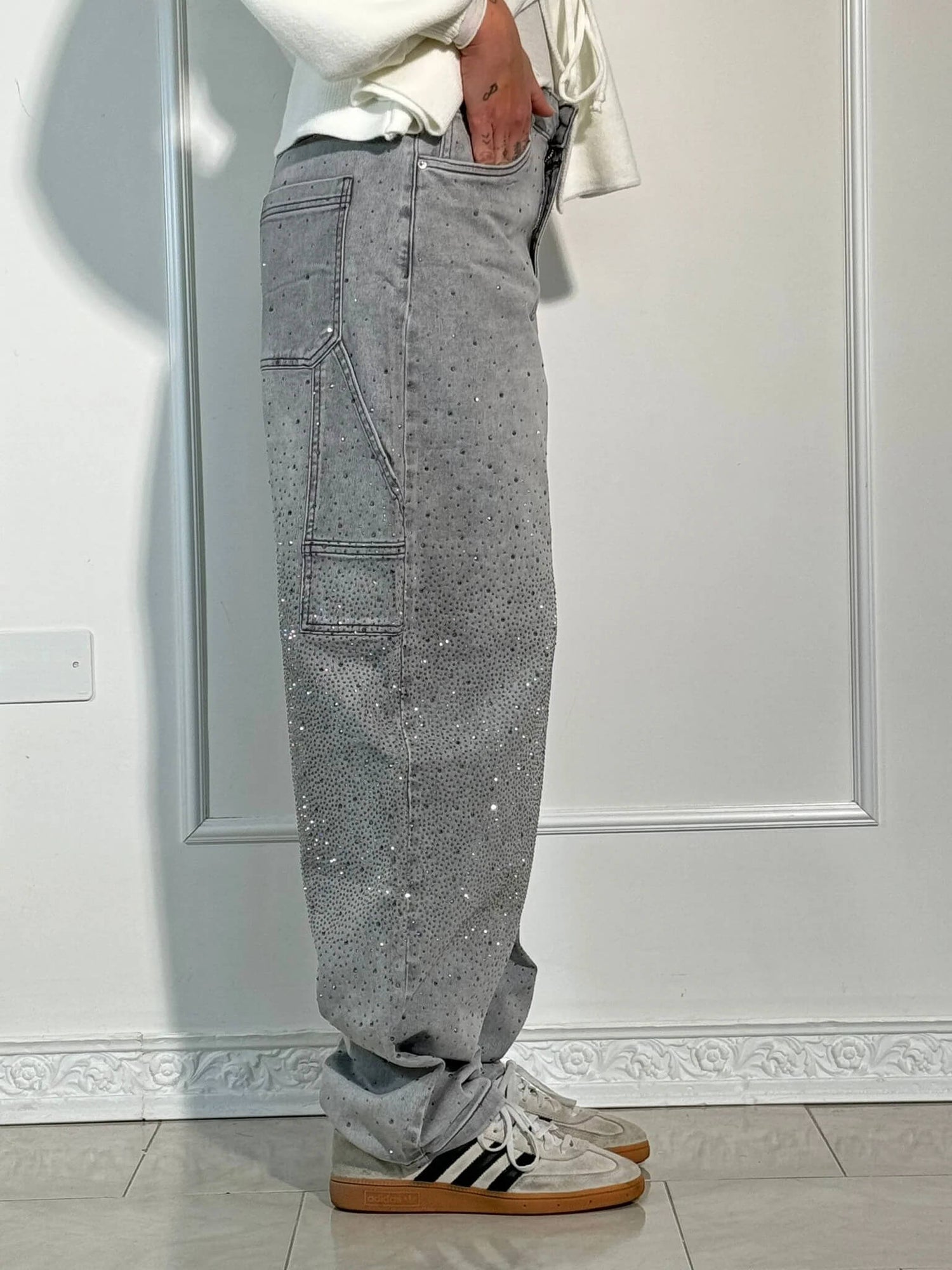 Clara – Jean Ballon Éclat Denim