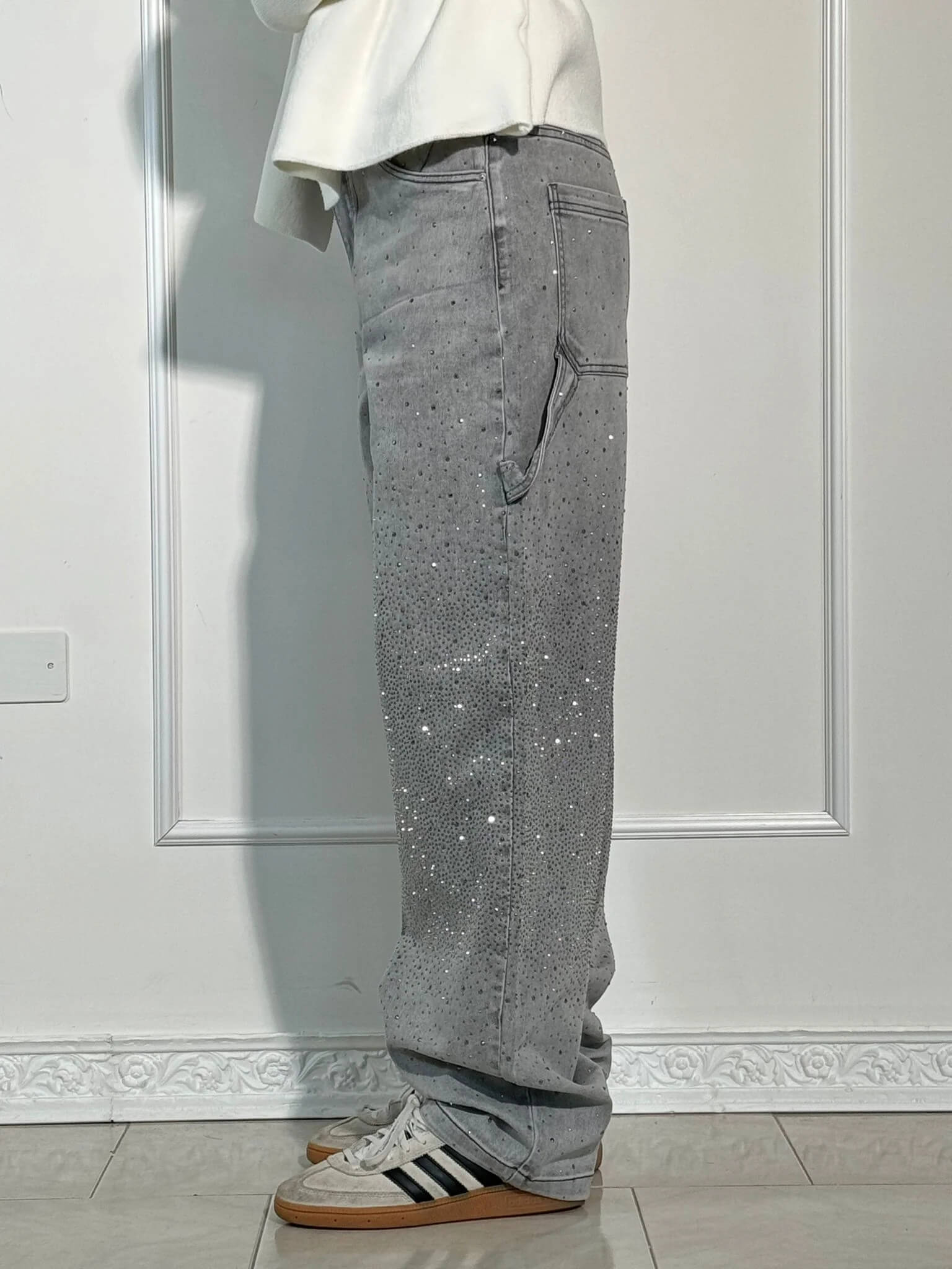 Clara – Jean Ballon Éclat Denim