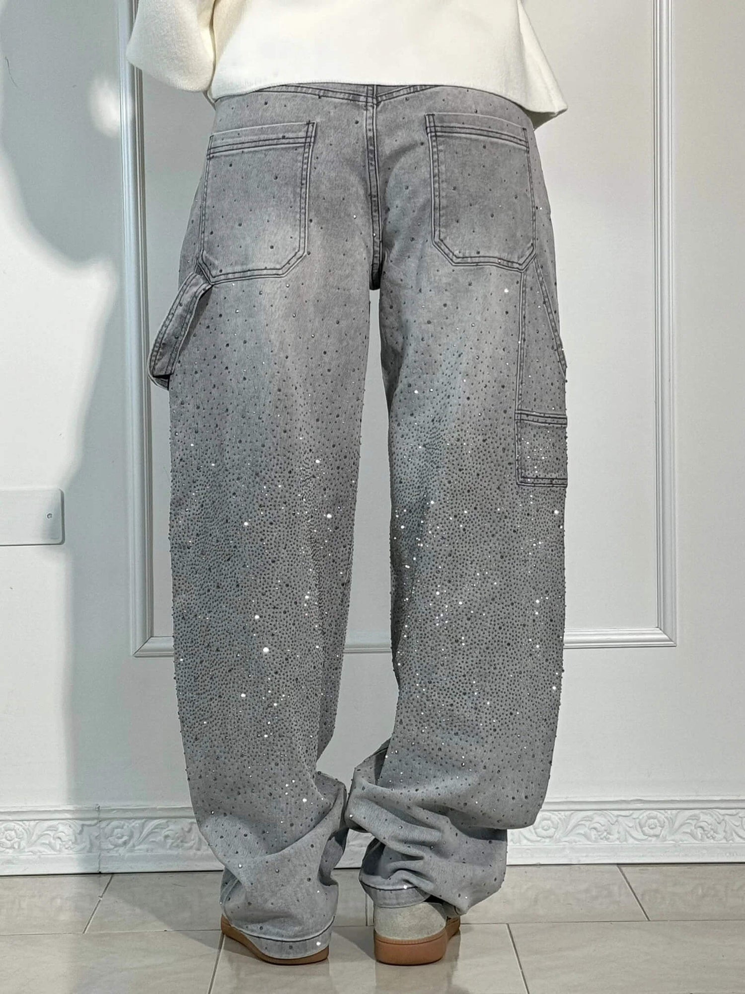 Clara – Jean Ballon Éclat Denim